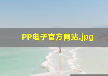 PP电子官方网站