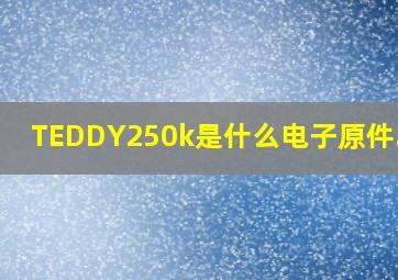 TEDDY,250k是什么电子原件