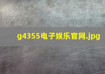 g4355电子娱乐官网